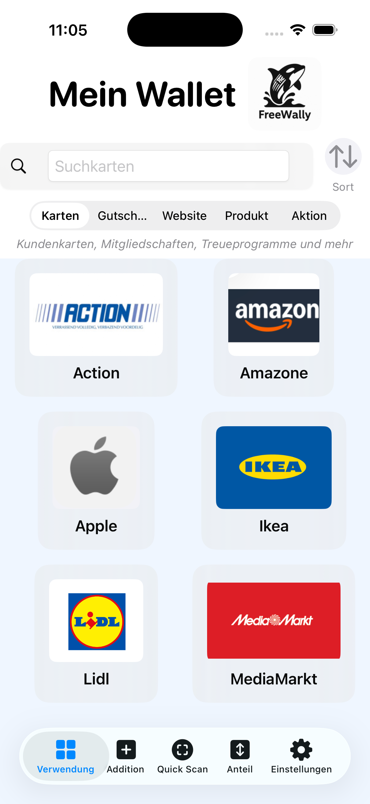 Kundenkarten