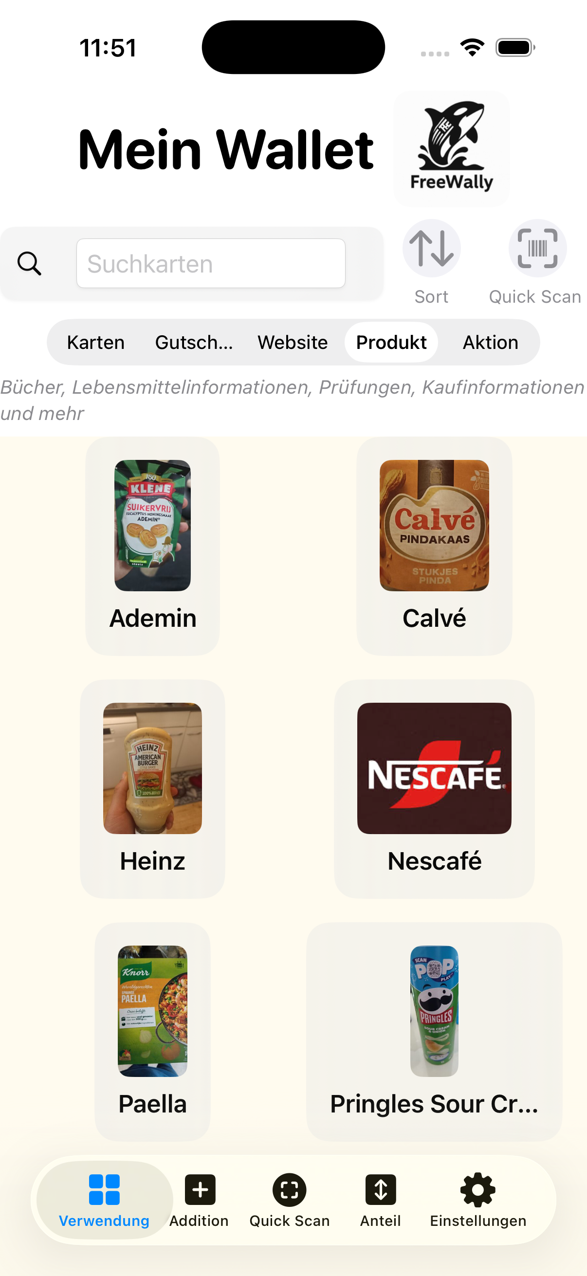 Produktinformationen