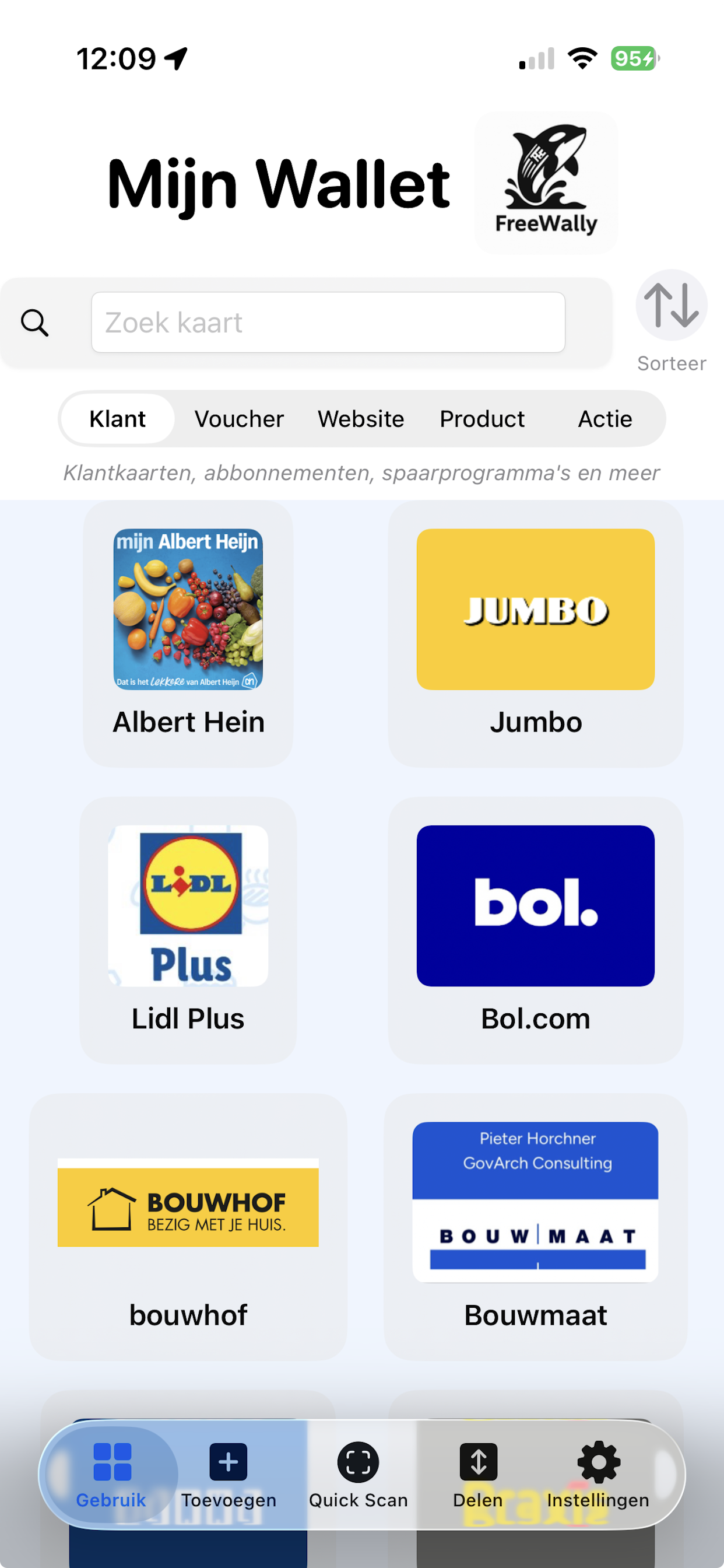 Klantenkaarten
