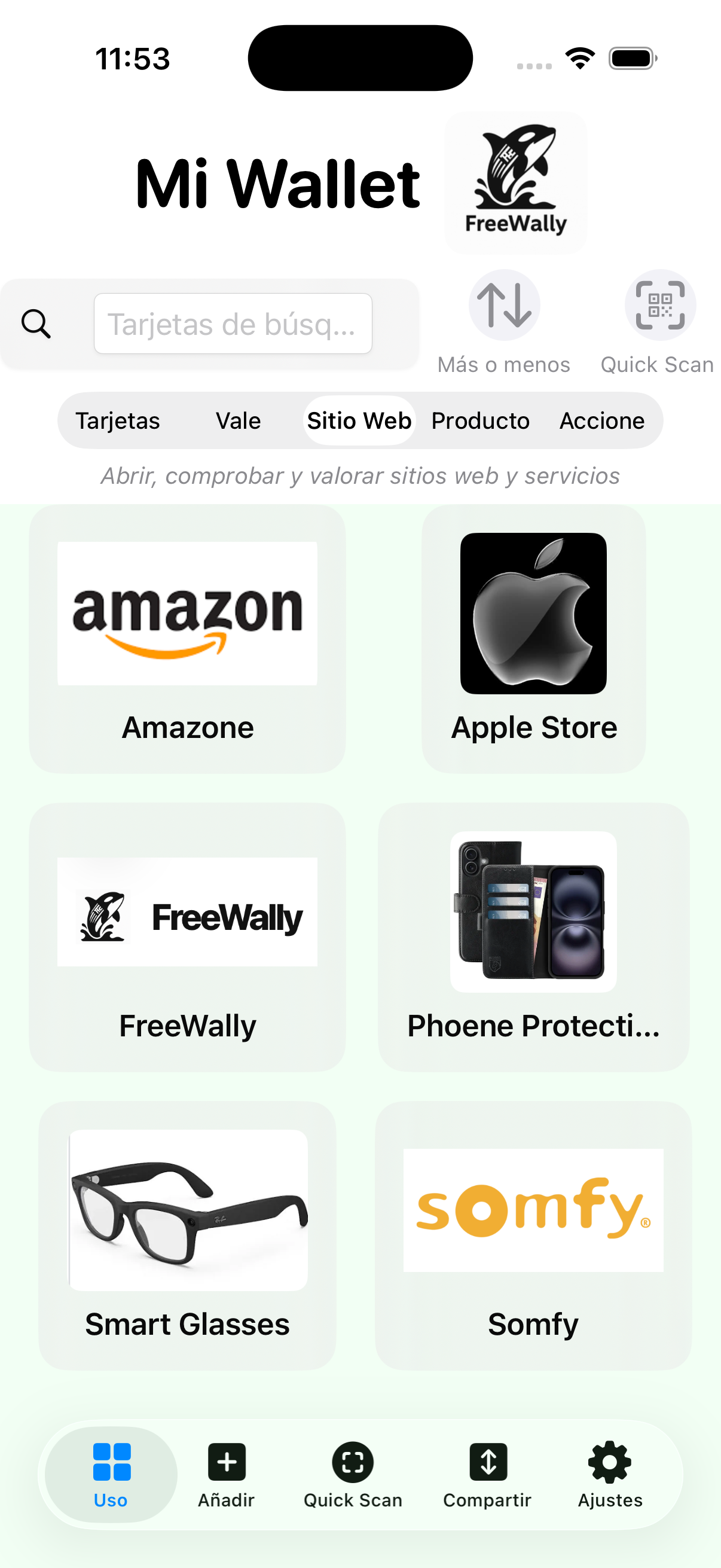 Sitio web